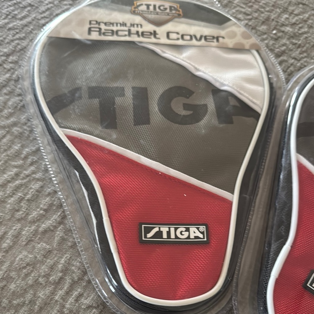 Stig Red and Gray Premium Racket Cover - Picture 3 of 7